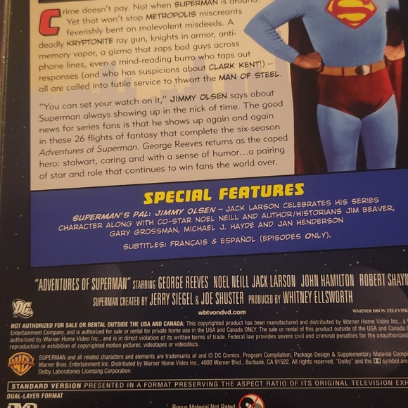 REDUCED!! 6 full seasons of The Adventures of Superman. - Picture 12 of 12